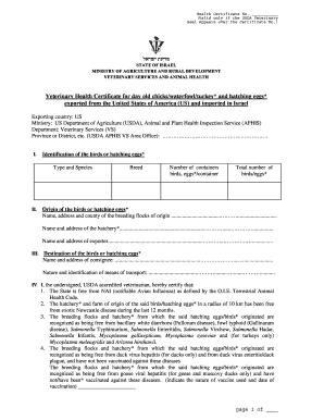 Vet Health Certificate - Fill and Sign Printable Template Online
