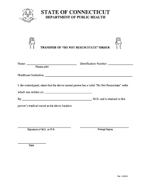 18 Printable Do Not Resuscitate Form Templates - Fillable Samples in