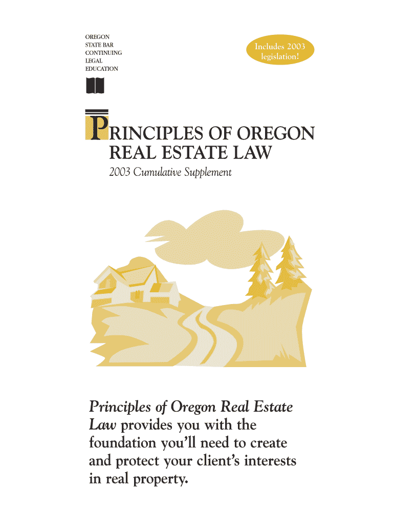 Fillable Online osbar Principles of RE Law brochure_W22.qxd Oregon