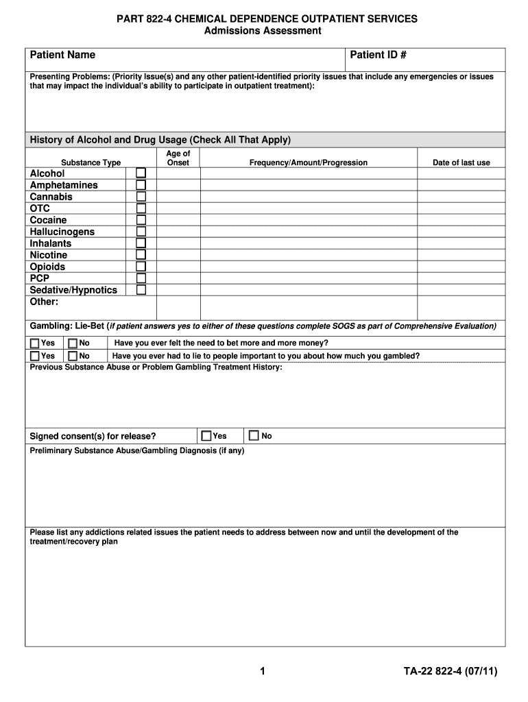 Oasas 822 regulations 2023 Fill out & sign online DocHub