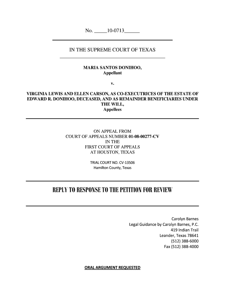 texas court forms Fill Online, Printable, Fillable, Blank pdfFiller