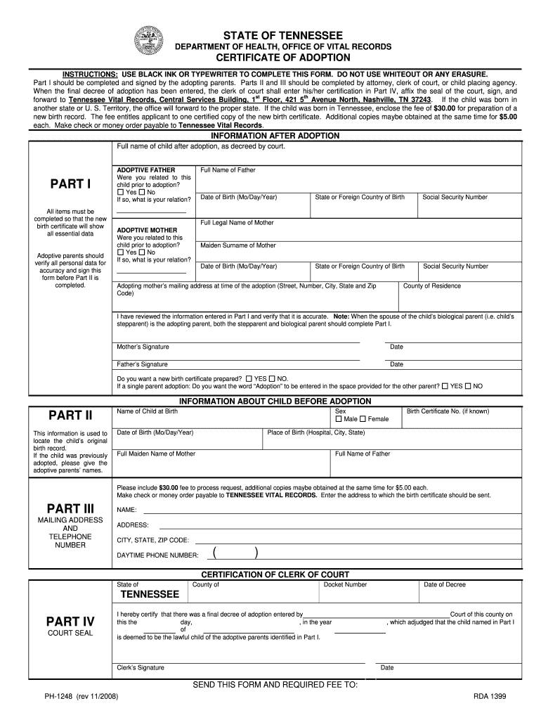 Adoption paper Fill out & sign online DocHub