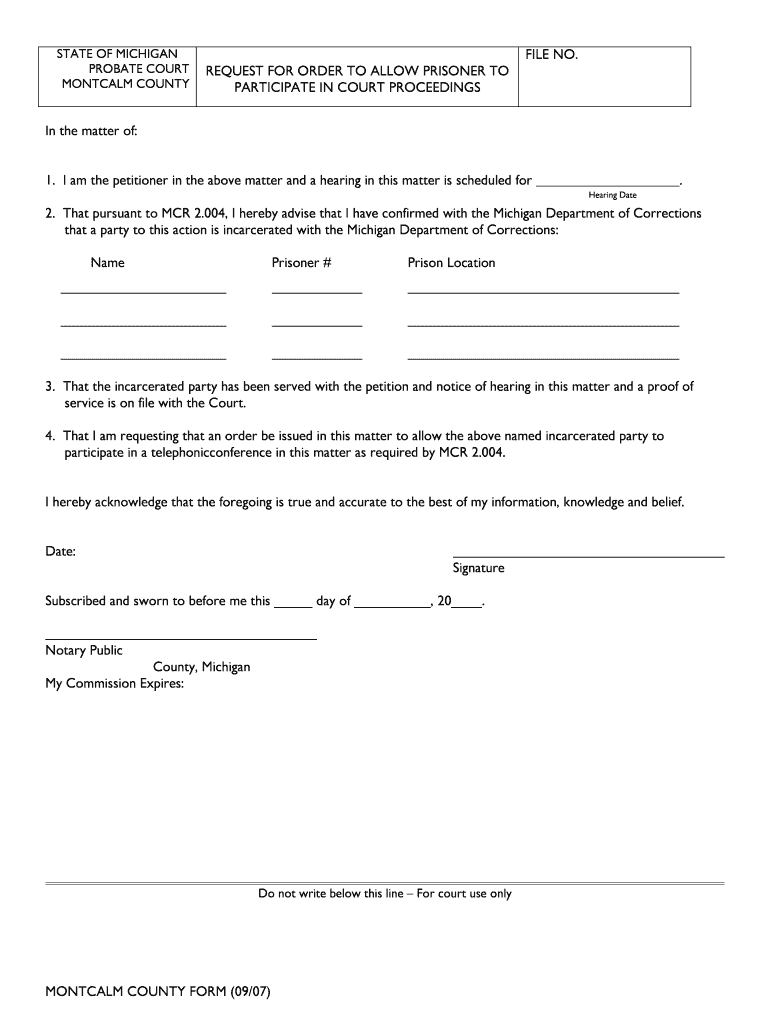 get court records in michigan online Fill Online, Printable, Fillable