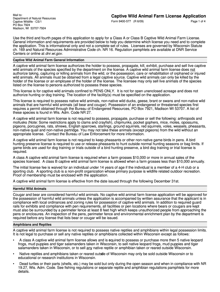 Captive wild animal farm license Fill out & sign online DocHub