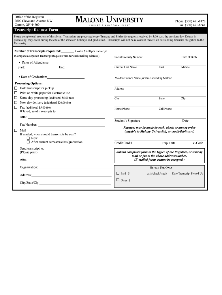Malone transcript Fill out & sign online DocHub