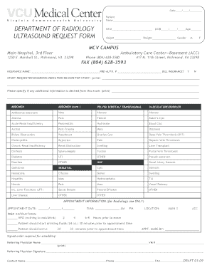 Radiology Request Form Template Fillable Printable Online Forms | My