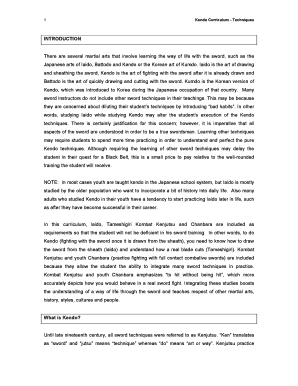 Fillable Online Kendo Techniques Manualdoc Fax Email Print - pdfFiller