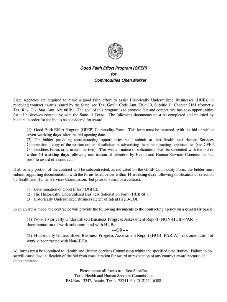 Gfep Texas Hhsc Form Fill Online, Printable, Fillable, Blank pdfFiller