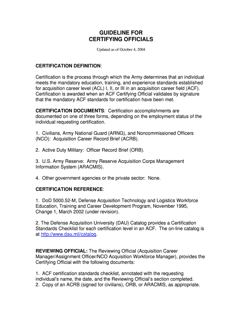 Fillable Online CERTIFYING OFFICIALS Fax Email Print pdfFiller