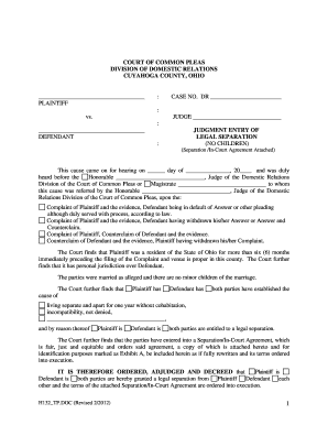 19 Printable Separation Notice Forms And Templates Fillable Samples Images