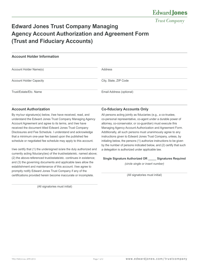 Edward jones forms Fill out & sign online DocHub