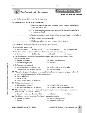 Chapter 6 6 2 Chemistry Answer Key - Fill and Sign Printable Template