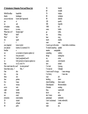 Introductory Words And Phrases List