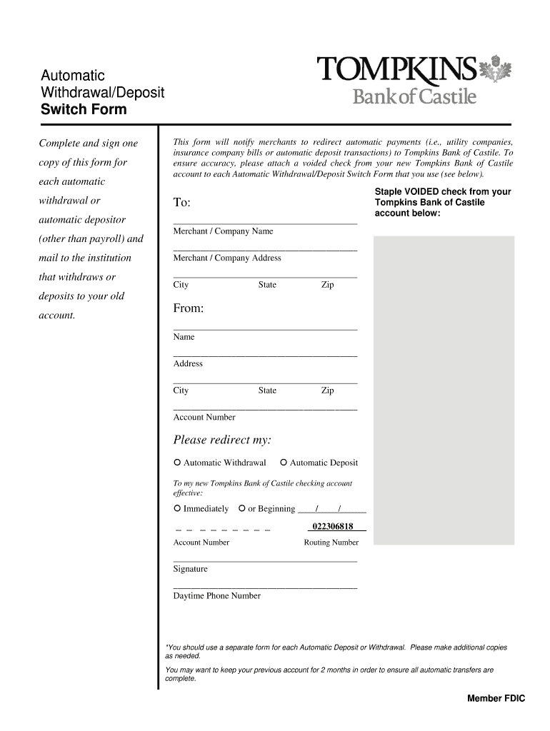 tompkins trust company electronic banking Fill Online, Printable