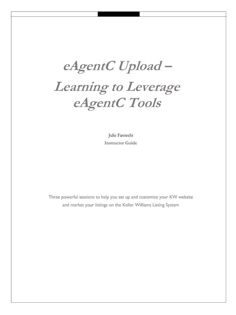 New real estate agent training manual pdf Fill out & sign online DocHub