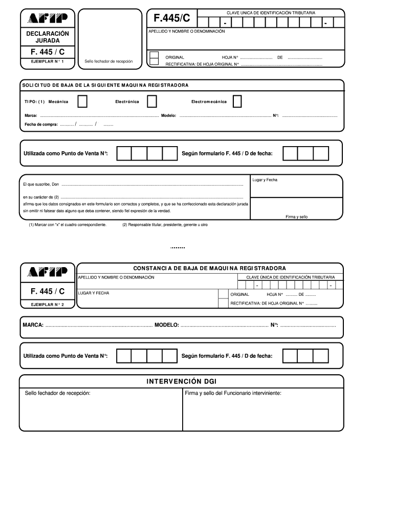 Fillable Online CLAVE UNICA DE IDENTIFICACIN TRIBUTARIA F Fax Email Print pdfFiller