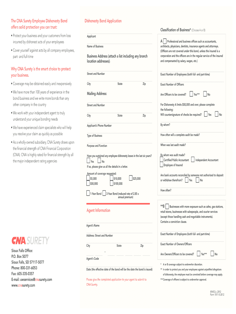 Fillable Online Other states Surety Bond Fax Email Print pdfFiller