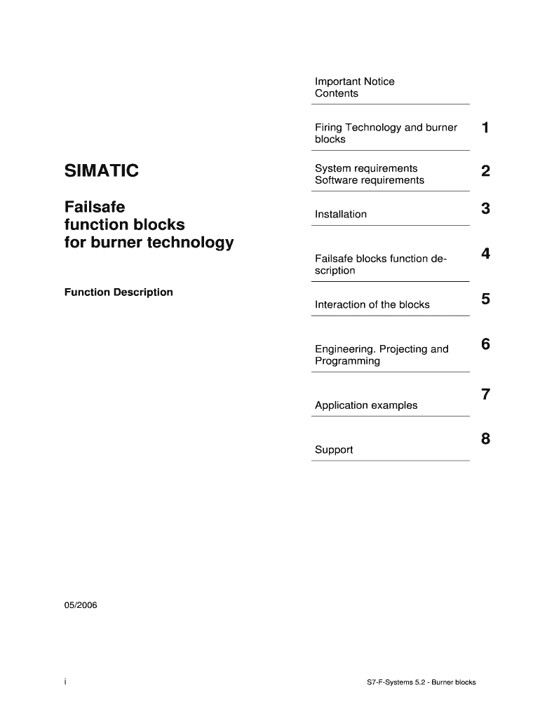 Fillable Online Important Notice Contents Firing Technology and burner