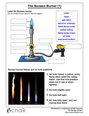 The Bunsen Burner (1) - Fill and Sign Printable Template Online