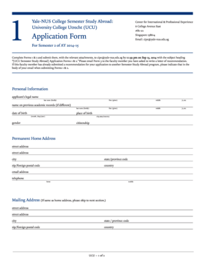 18 Printable College Application Form Templates - Fillable Samples in
