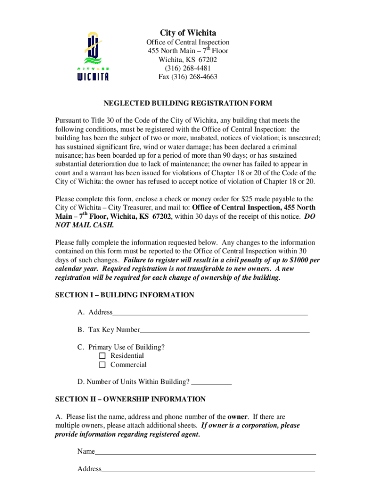 Fillable Online Wichita Police Department Contact Us City of Wichita