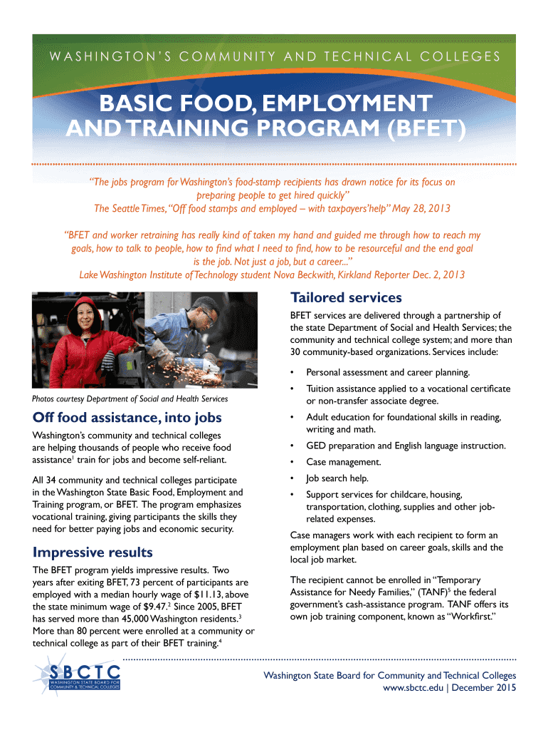 Fillable Online BASIC FOOD, EMPLOYMENT Fax Email Print pdfFiller