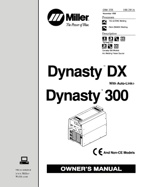 Fillable Online Dynasty DX Dynasty 300 - Miller Fax Email Print - pdfFiller