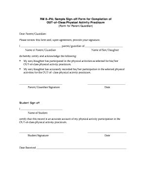 18 Printable training sign off sheet template Forms - Fillable Samples