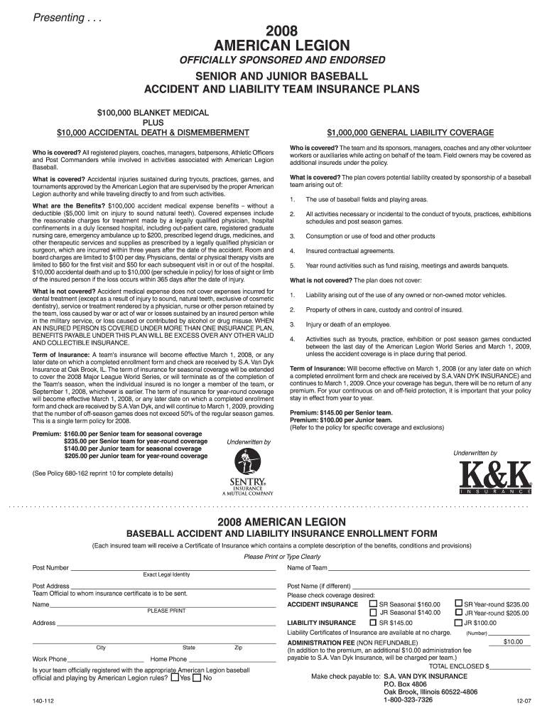 Fillable Online michiganlegion 2008 AMERICAN LEGION Fax Email Print