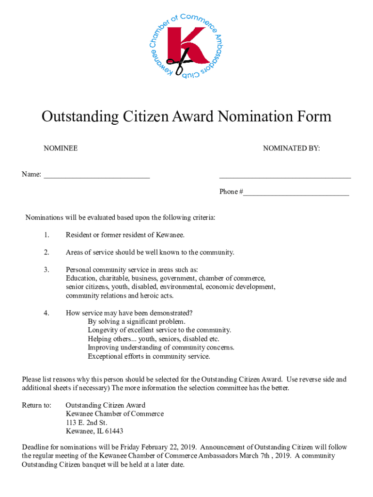 Fillable Online Missouri Conservation Hall of Fame Nomination Form Fax