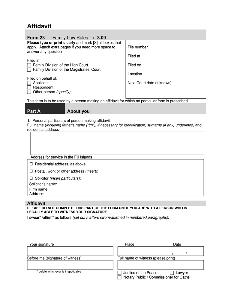 Fiji affidavit Fill out & sign online DocHub
