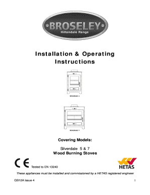 Fillable Online Tested to EN 13240 Fax Email Print - pdfFiller