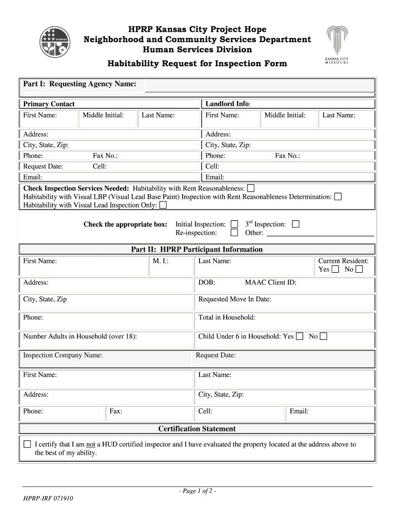 Fillable Online webfusion kcmo Landlord Profile Fax Email Print pdfFiller