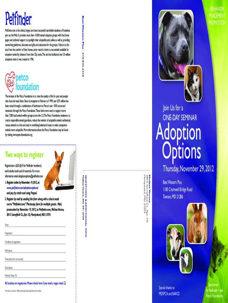 Fillable Online The State of Pet Homelessness IndexMars, Incorporated