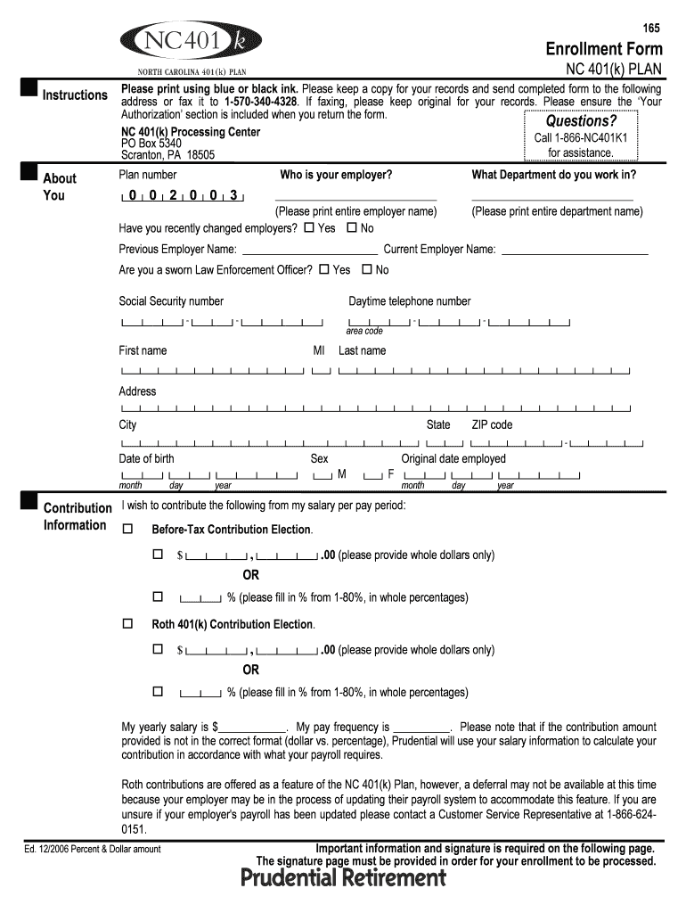 Fillable Online wilkescc NC 401(k) PLAN wilkescc Fax Email Print