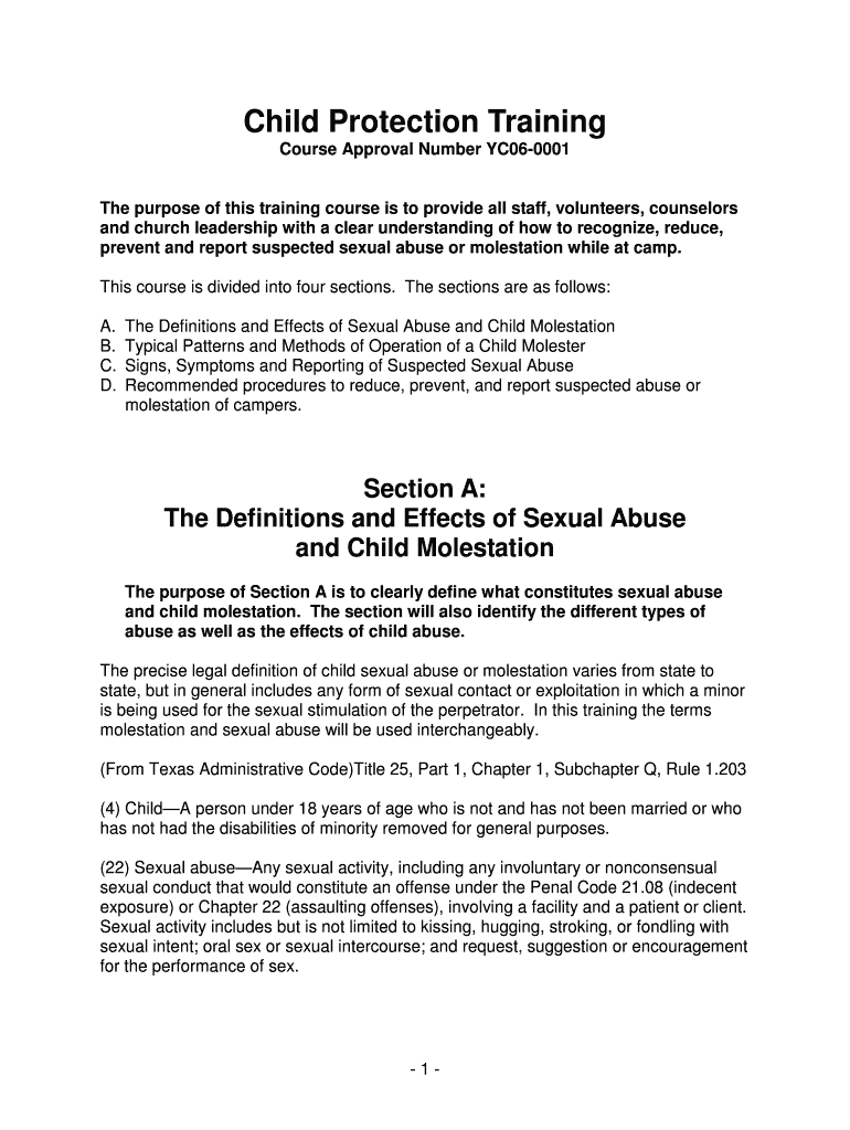 Fillable Online Child Protection Approveddoc Fax Email Print pdfFiller