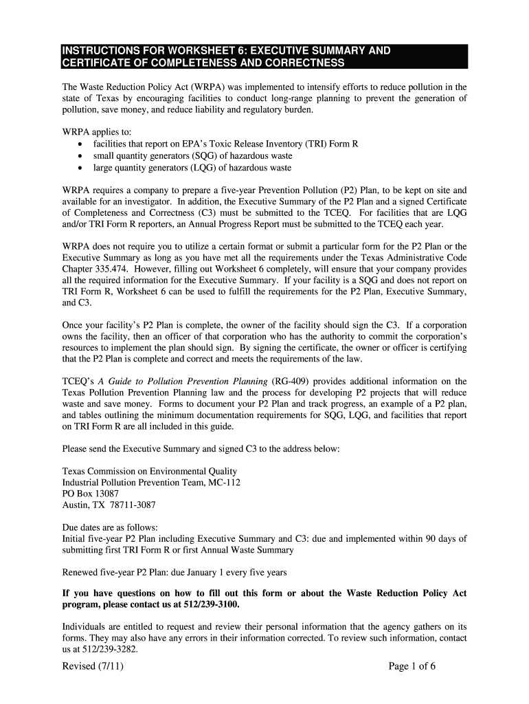 6 Executive Summary Fill Online, Printable, Fillable, Blank pdfFiller