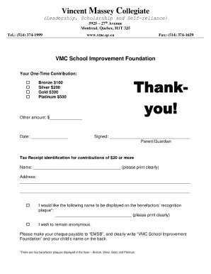 Fillable Online Vmc Qc Download File Vincent Massey Collegiate