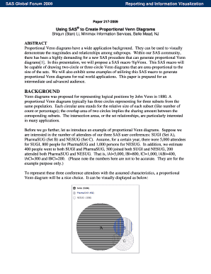 Fillable Online Using SAS to Create Proportional Venn Diagrams Fax