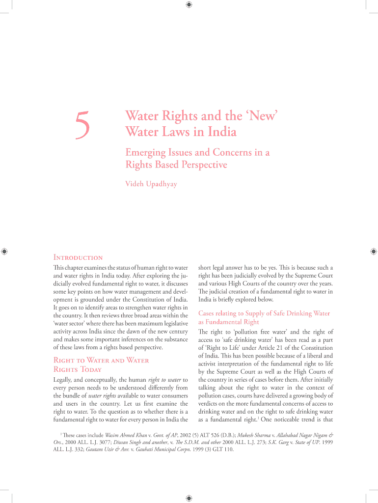 Fillable Online Water Rights and the New Fax Email Print pdfFiller