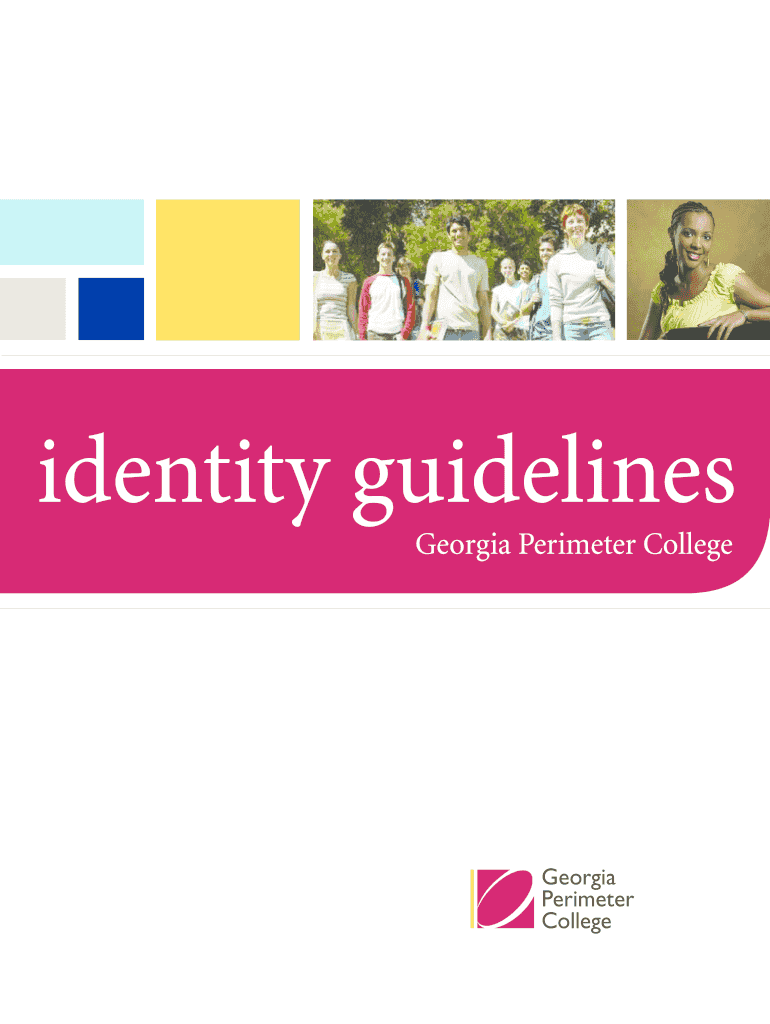 Fillable Online gpc Identity Guidelines Perimeter College