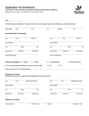 18 Printable printable college application Forms and Templates