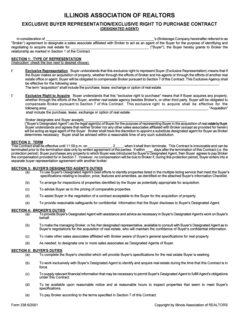 Fillable Online ExclBuyerRepRight Charles Rutenberg Realty Careers