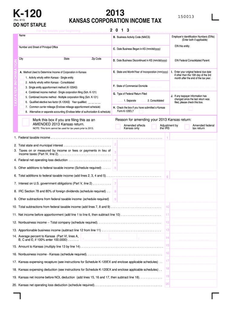 Kansas k 120 instructions 2021 Fill out & sign online DocHub