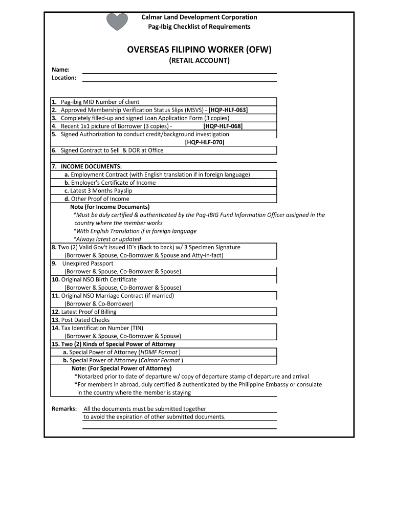 Fillable Online Calmar Land Development Corporation Fax Email Print