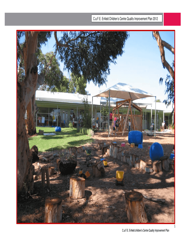 Fillable Online cafeenfieldcc sa edu Quality Improvement Plan for QA1