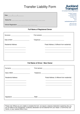 Fillable Online Notice of Transfer and Release of Liability - DMV - CA