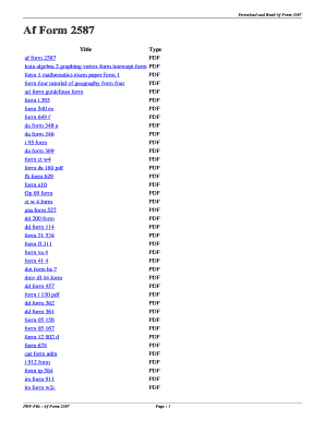 Fillable Online kalium dnsfor Af Form 2587. af form 2587 - kalium