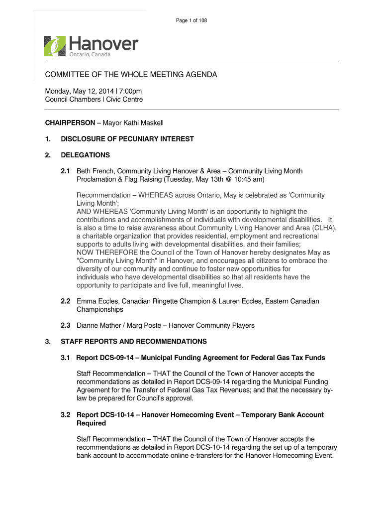 Fillable Online hanover Page 1 of 108 Hanover Fax Email Print pdfFiller