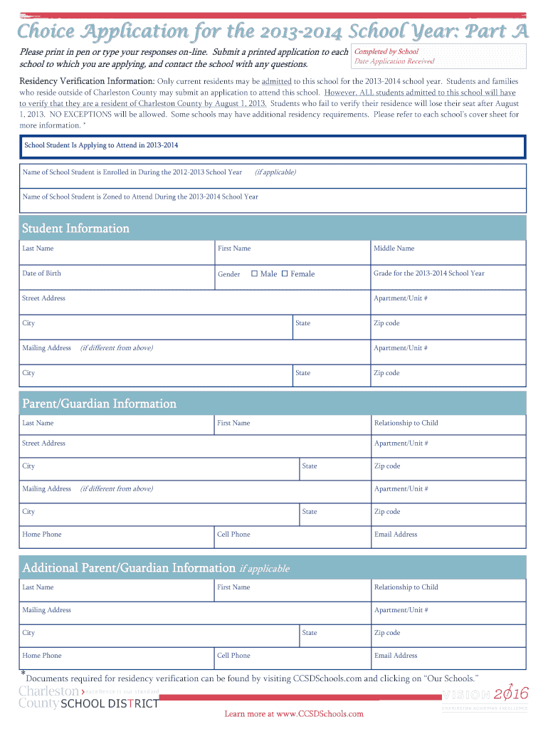 Fillable Online Academic HighAcademic High CCSD